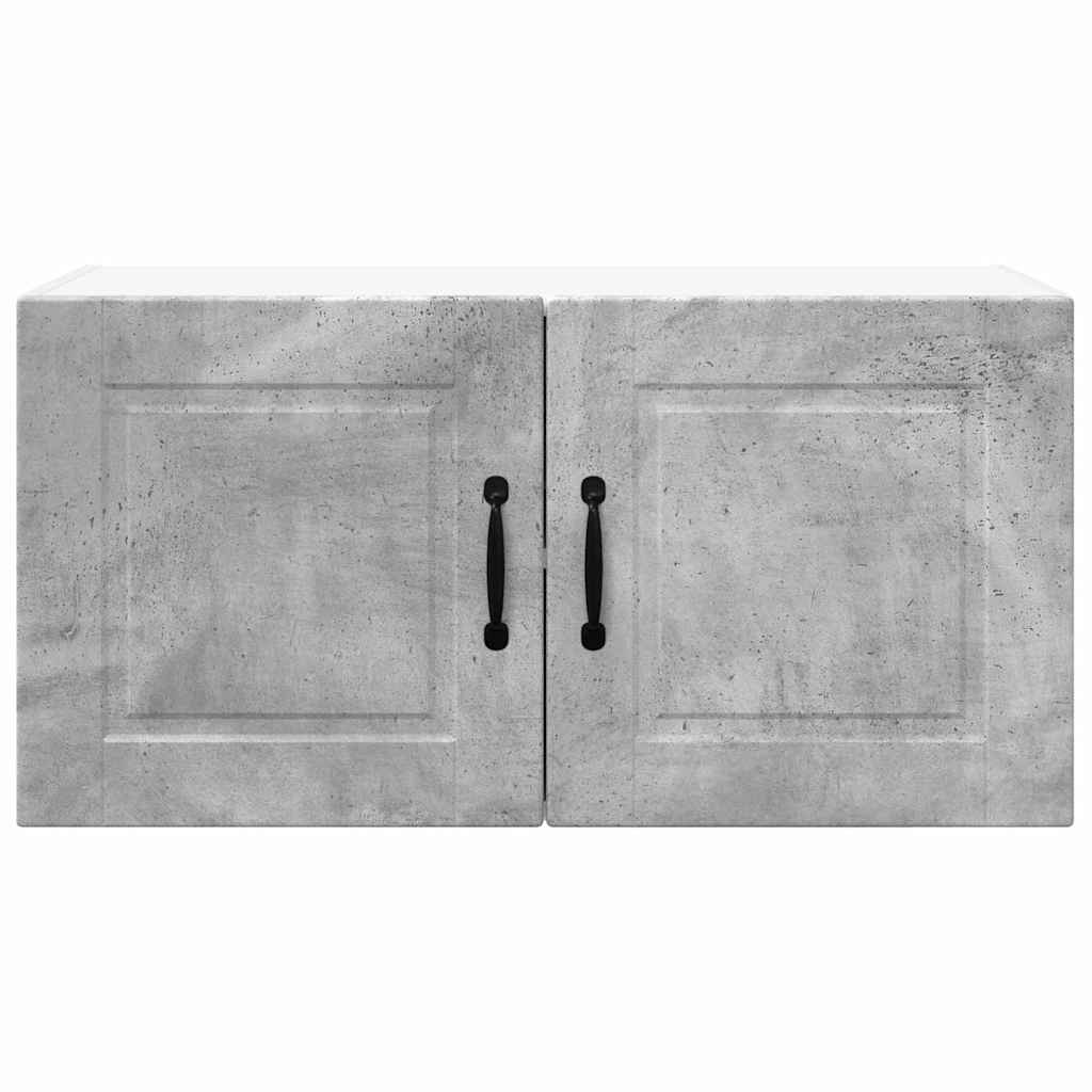 Dulap suspendat de bucatarie Gri din beton 80 x 31 x 40 cm — imaginea 7