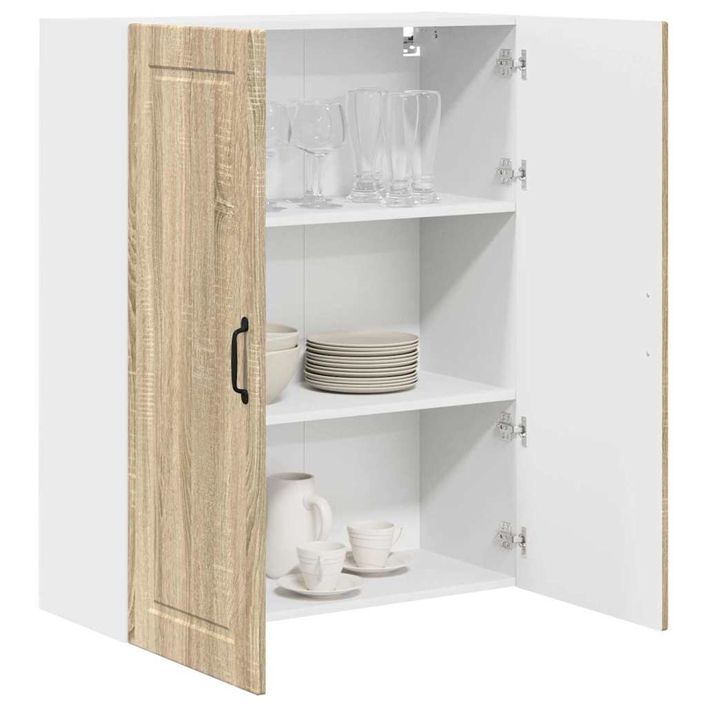 Dulap suspendat de bucatarie Stejar Sonoma 80 x 31 x 100 cm — imaginea 4