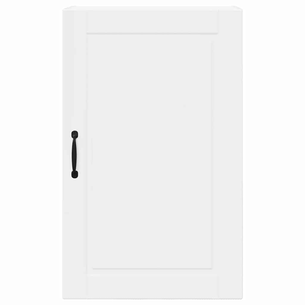 Dulap suspendat de bucatarie cu raft Alb lucios 50 x 31 x 80 cm — imaginea 7
