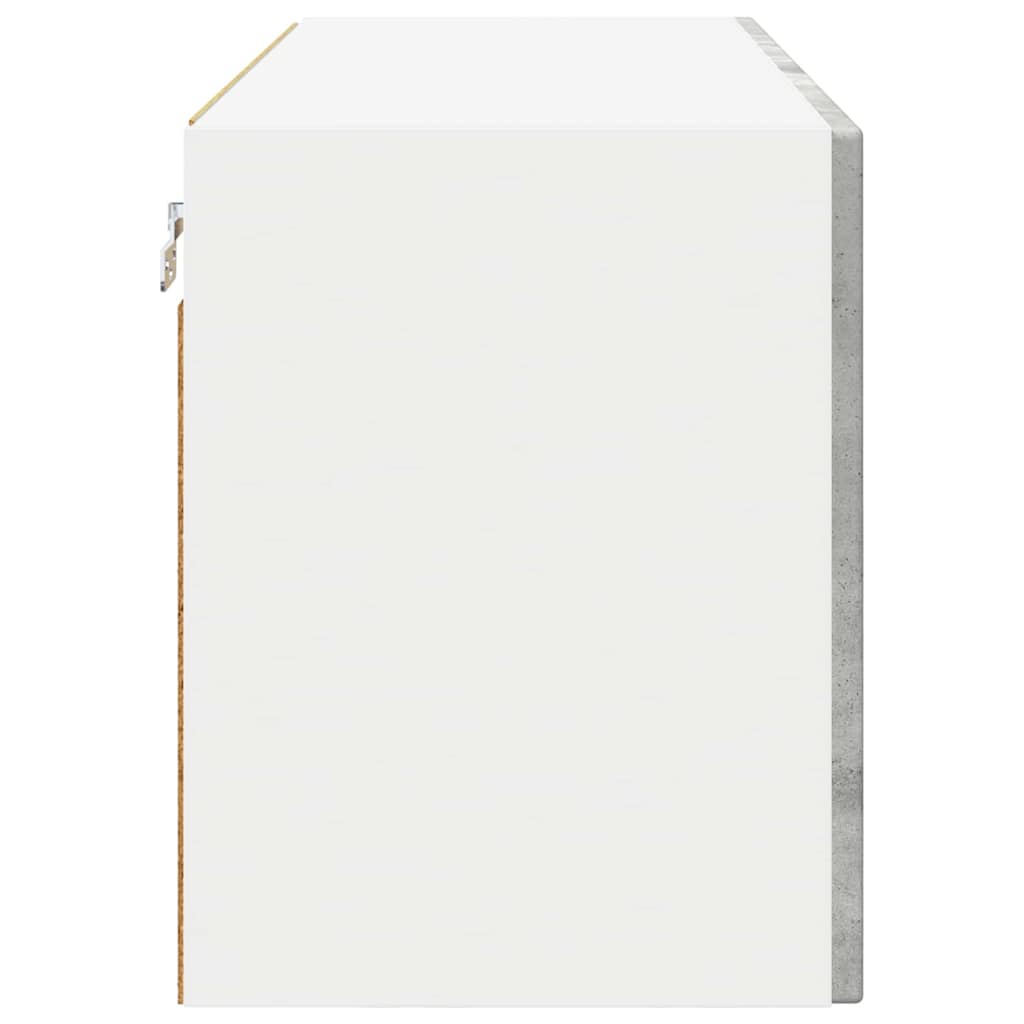 Dulap suspendat de bucatarie Gri din beton 80 x 31 x 40 cm — imaginea 8