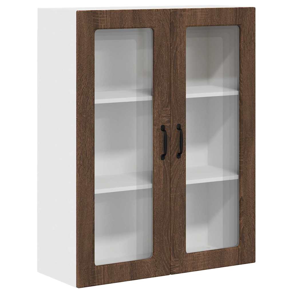 Dulap suspendat de bucatarie Stejar inchis 80 x 31 x 100 cm