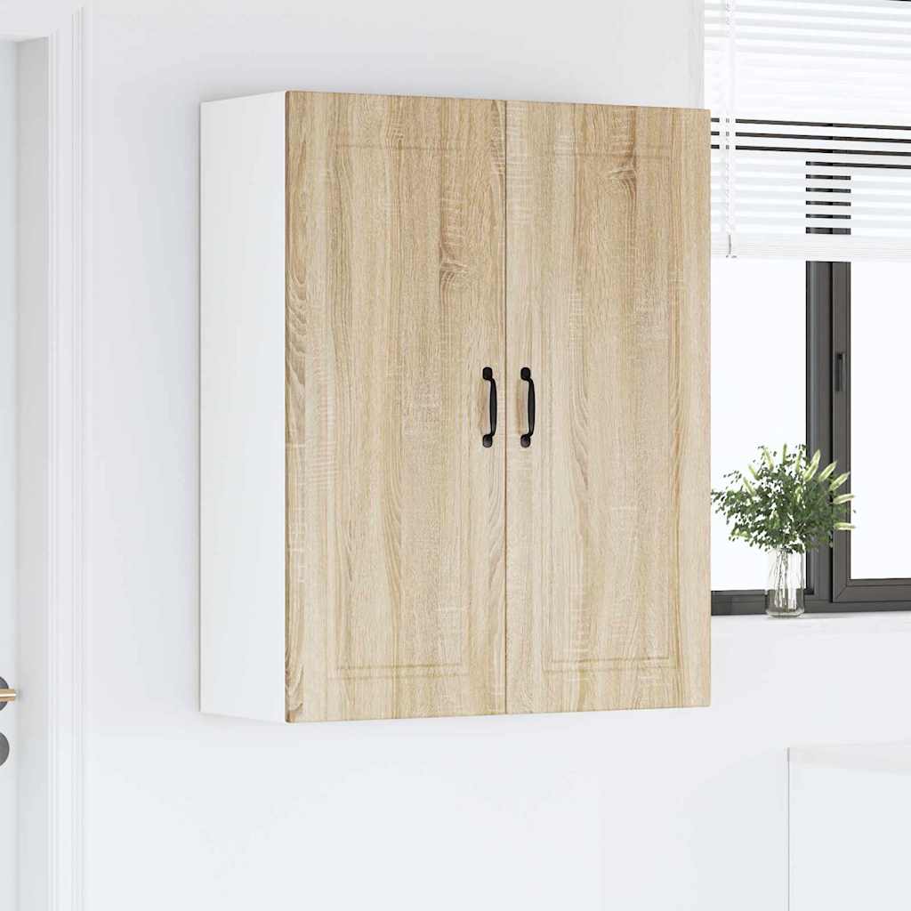 Dulap suspendat de bucatarie Stejar Sonoma 80 x 31 x 100 cm — imaginea 5