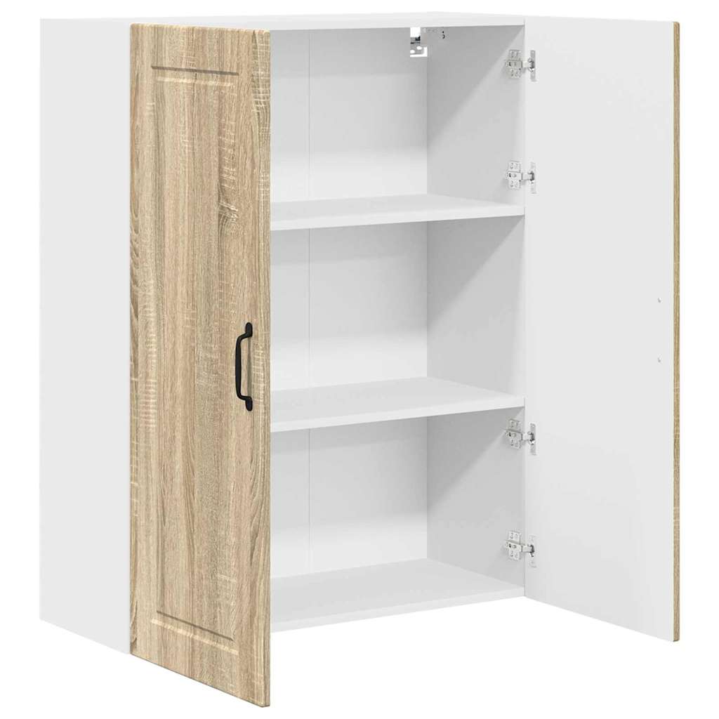 Dulap suspendat de bucatarie Stejar Sonoma 80 x 31 x 100 cm — imaginea 6