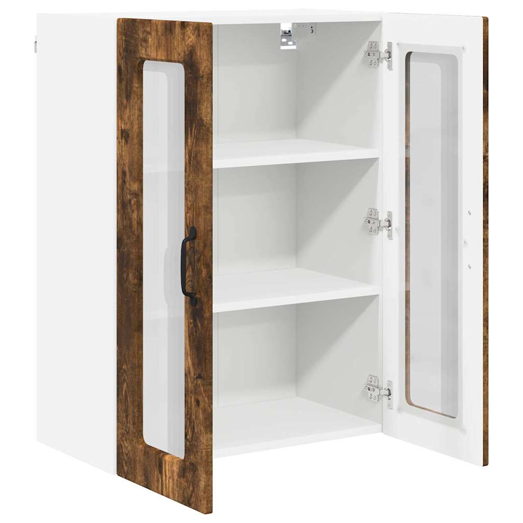 Dulap suspendat de bucatarie Stejar fumuriu 60 x 31 x 80 cm — imaginea 6