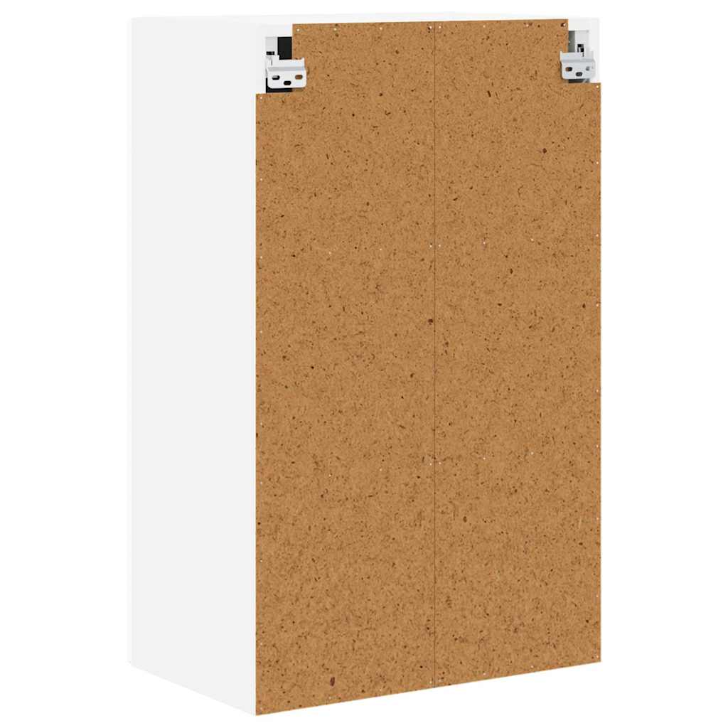 Dulap suspendat de bucatarie cu raft Alb lucios 50 x 31 x 80 cm — imaginea 9