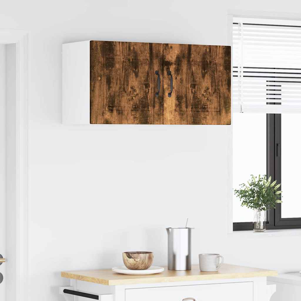 Dulap suspendat de bucatarie Stejar fumuriu 40 x 31 x 40 cm — imaginea 5