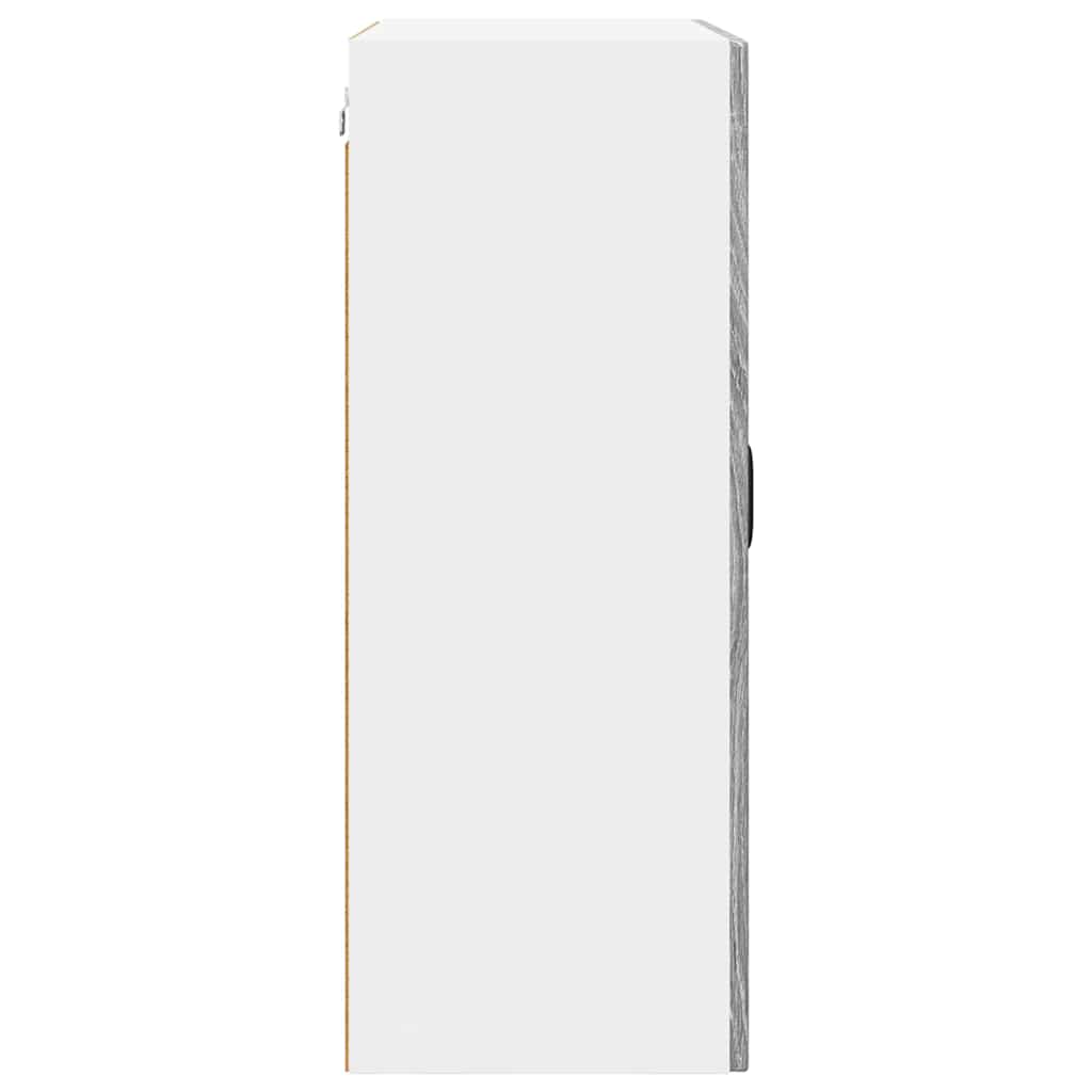 Dulap suspendat de bucatarie cu raft Gri Sonoma 60 x 31 x 80 cm — imaginea 8