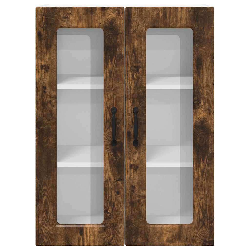Dulap suspendat de bucatarie Stejar fumuriu 60 x 31 x 80 cm — imaginea 7