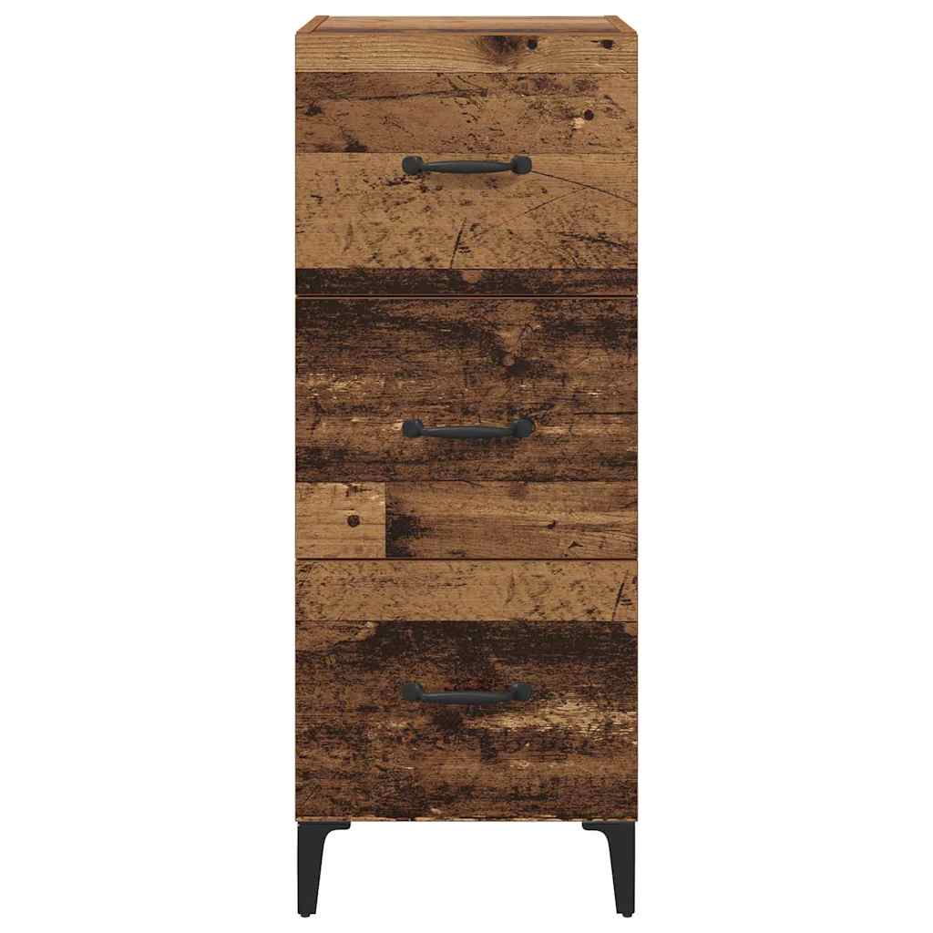 Bufet cu sertar Lemn Vechi 34,5 x 34 x 90 cm Lemn compozit — imaginea 7