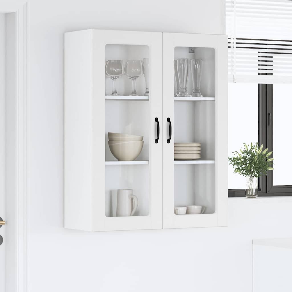 Dulap suspendat de bucatarie Alb 80 x 31 x 100 cm Lemn compozit — imaginea 5