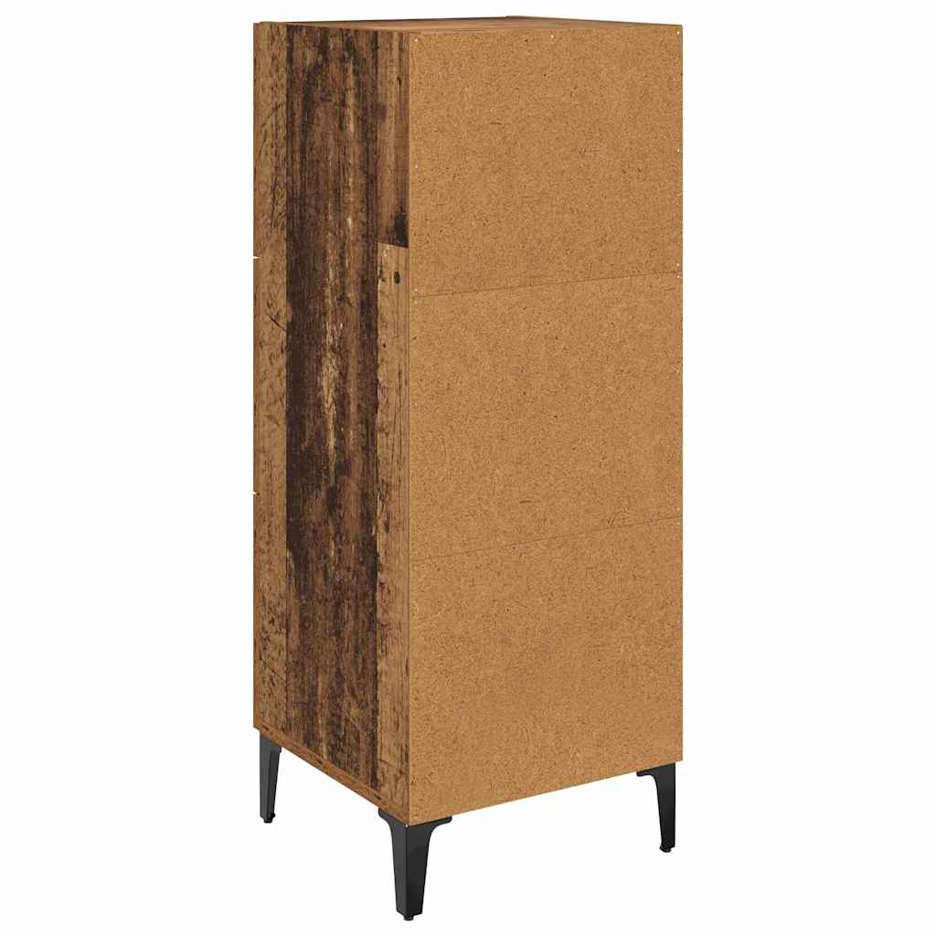 Bufet cu sertar Lemn Vechi 34,5 x 34 x 90 cm Lemn compozit — imaginea 8