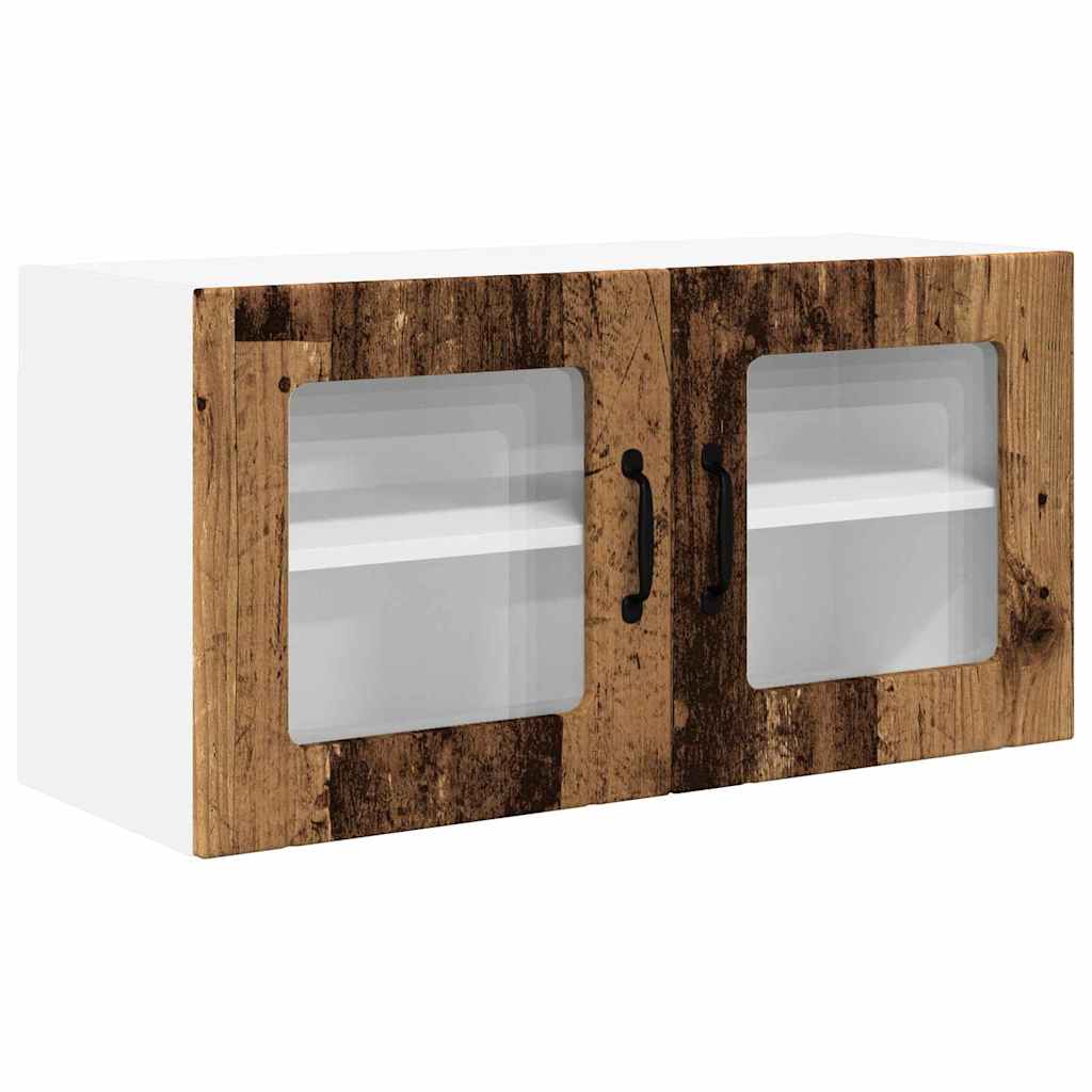 Dulap suspendat de bucatarie cu raft Lemn Vechi 80 x 31 x 40 cm