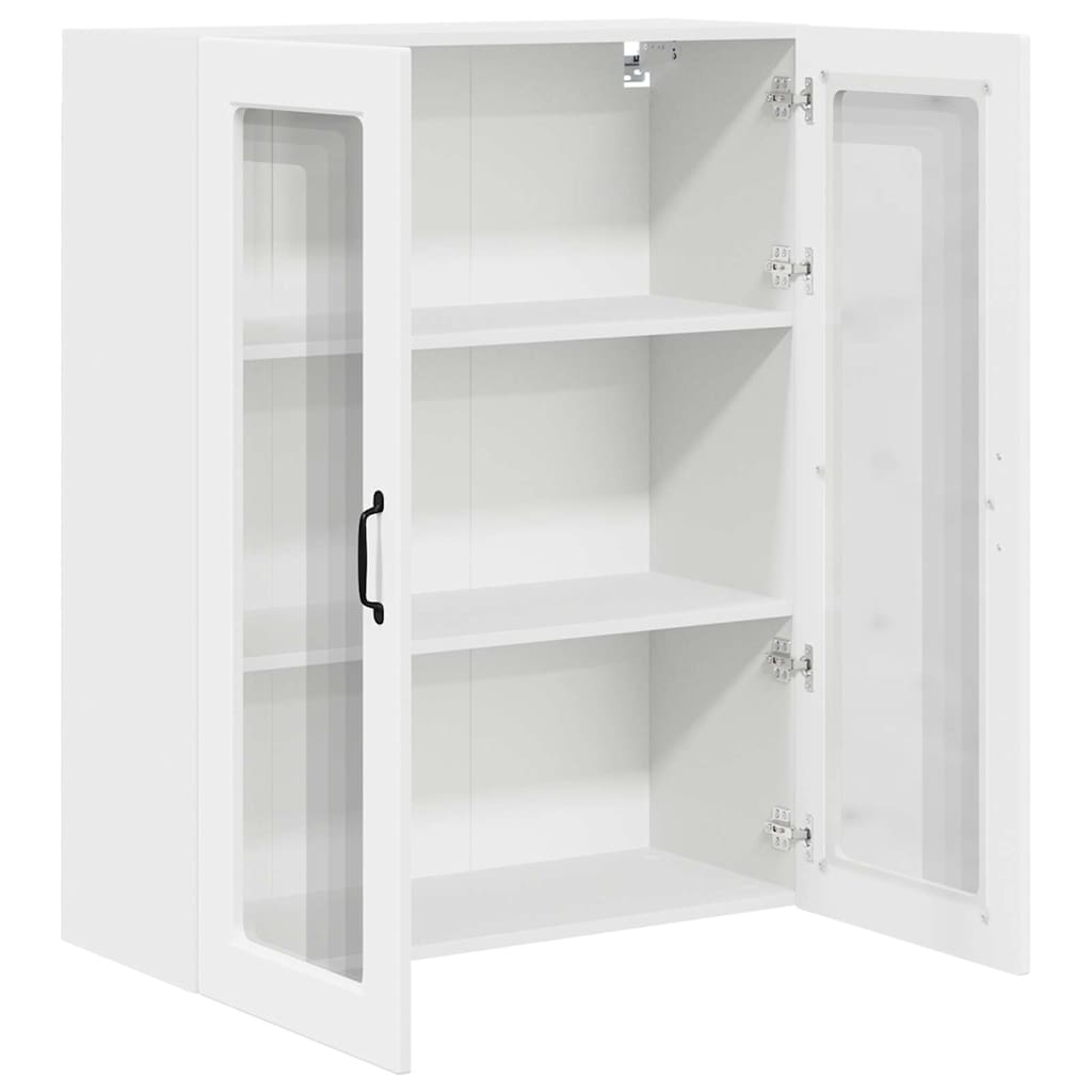 Dulap suspendat de bucatarie Alb 80 x 31 x 100 cm Lemn compozit — imaginea 6