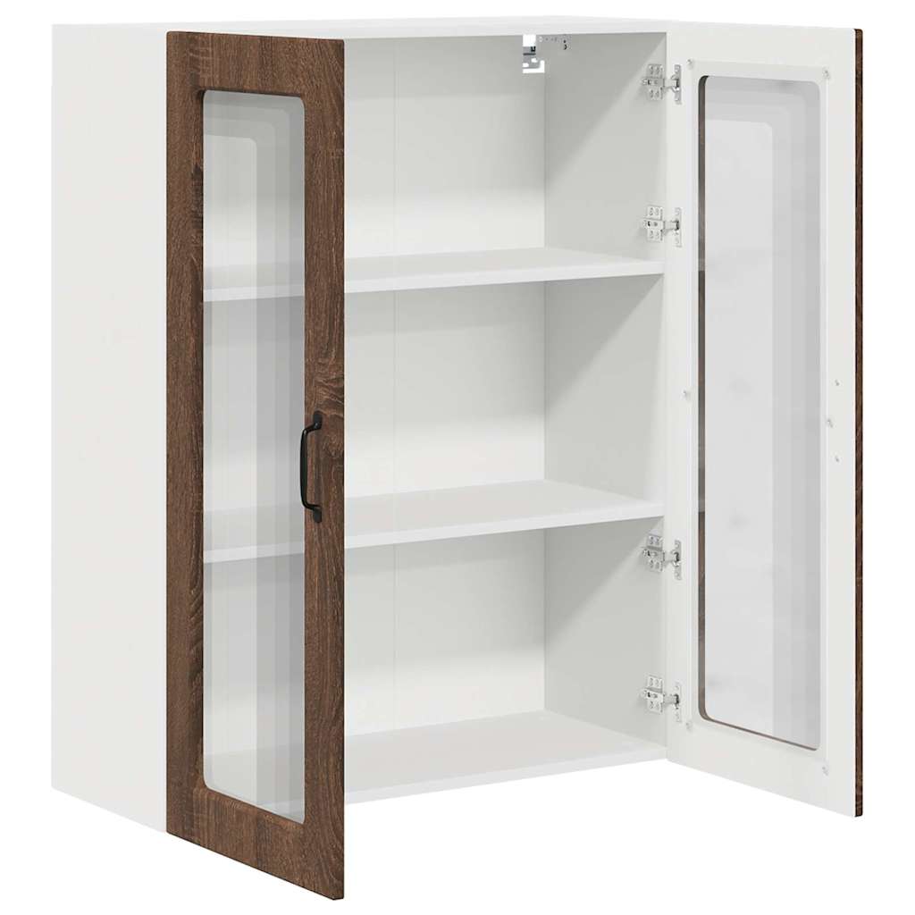 Dulap suspendat de bucatarie Stejar inchis 80 x 31 x 100 cm — imaginea 6