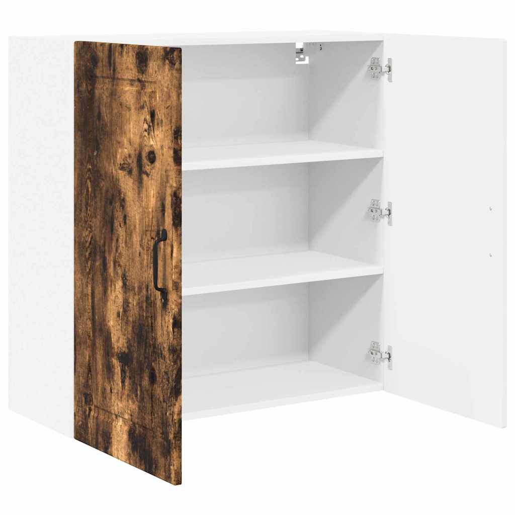 Dulap suspendat de bucatarie Stejar fumuriu 80 x 31 x 80 cm — imaginea 6