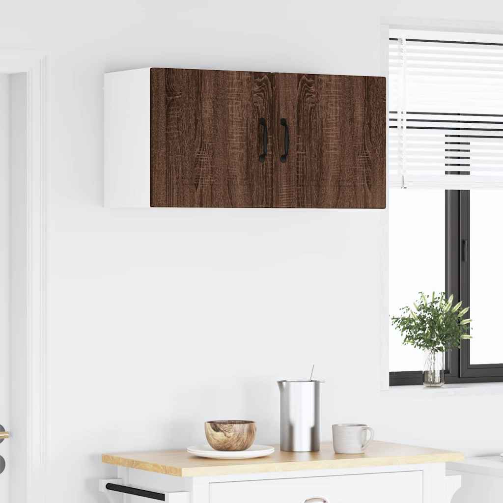 Dulap suspendat de bucatarie Stejar inchis 40 x 31 x 40 cm — imaginea 5