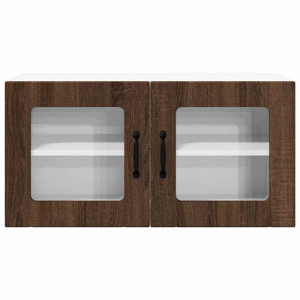 Dulap suspendat de bucatarie Stejar inchis 80 x 31 x 40 cm — imaginea 7