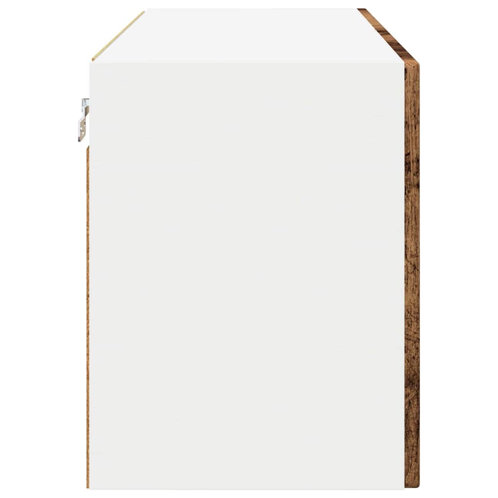 Dulap suspendat de bucatarie cu raft Lemn Vechi 80 x 31 x 40 cm — imaginea 8