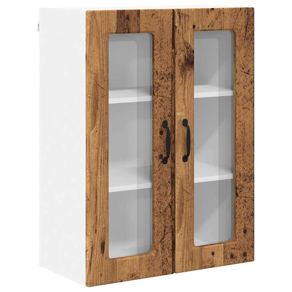 Dulap suspendat de bucatarie cu raft Lemn Vechi 60 x 31 x 80 cm