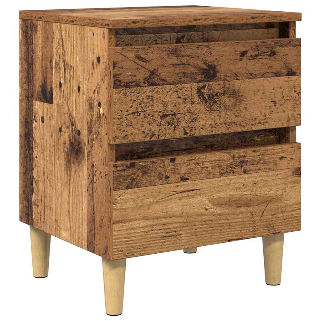 Dulap de pat cu sertar Lemn Vechi 40 x 35 x 50 cm Lemn compozit