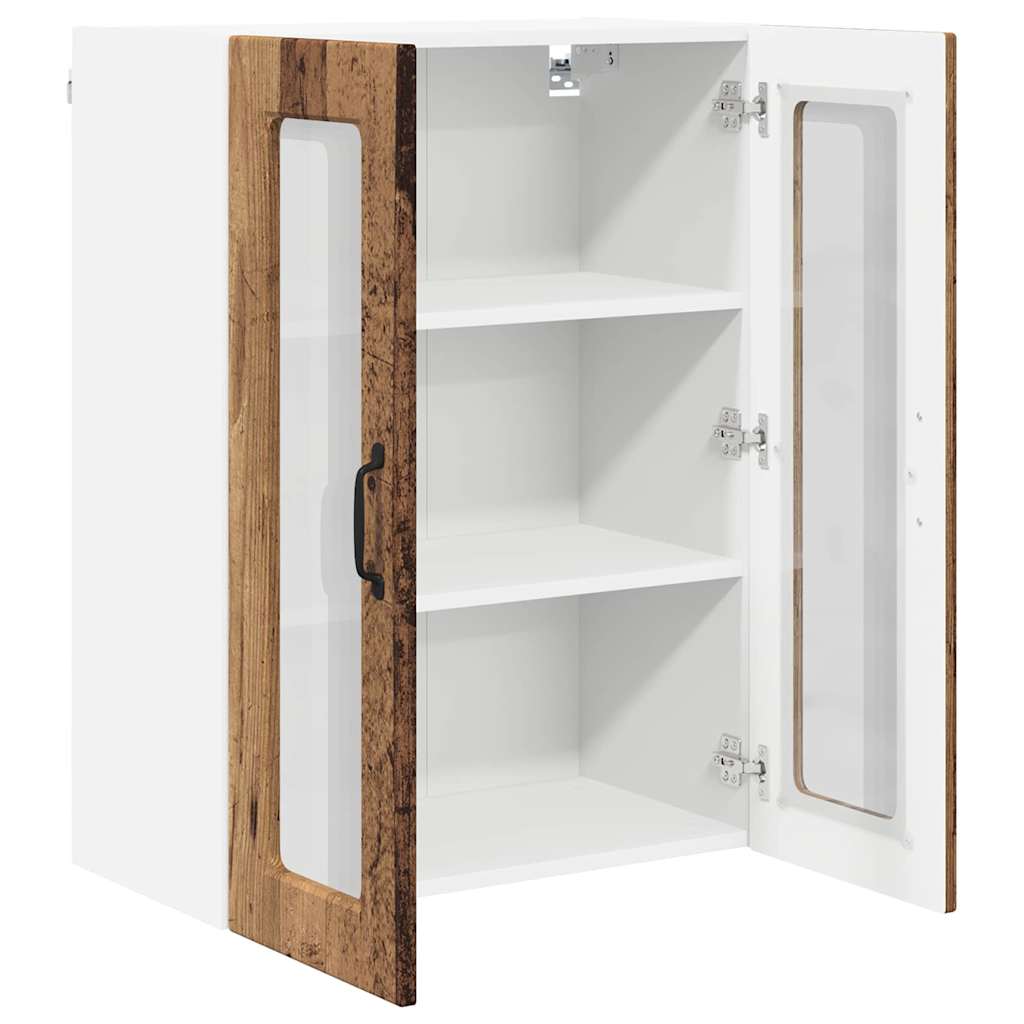 Dulap suspendat de bucatarie cu raft Lemn Vechi 60 x 31 x 80 cm — imaginea 6