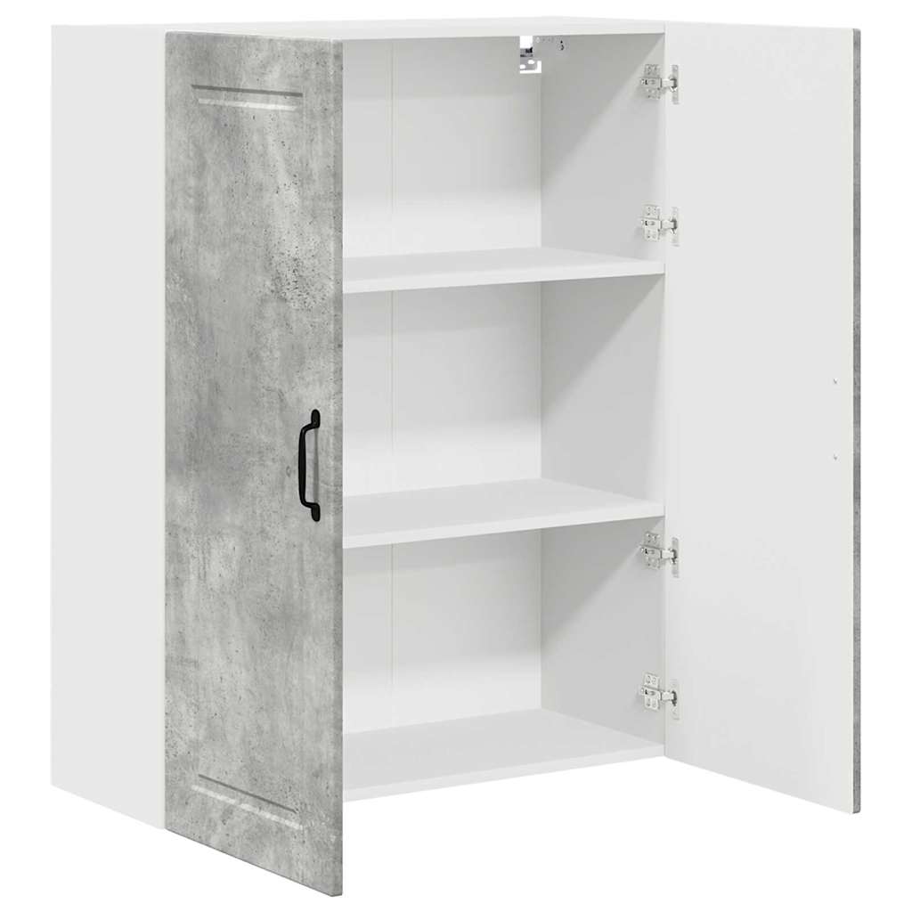 Dulap suspendat de bucatarie Gri din beton 80 x 31 x 100 cm — imaginea 6