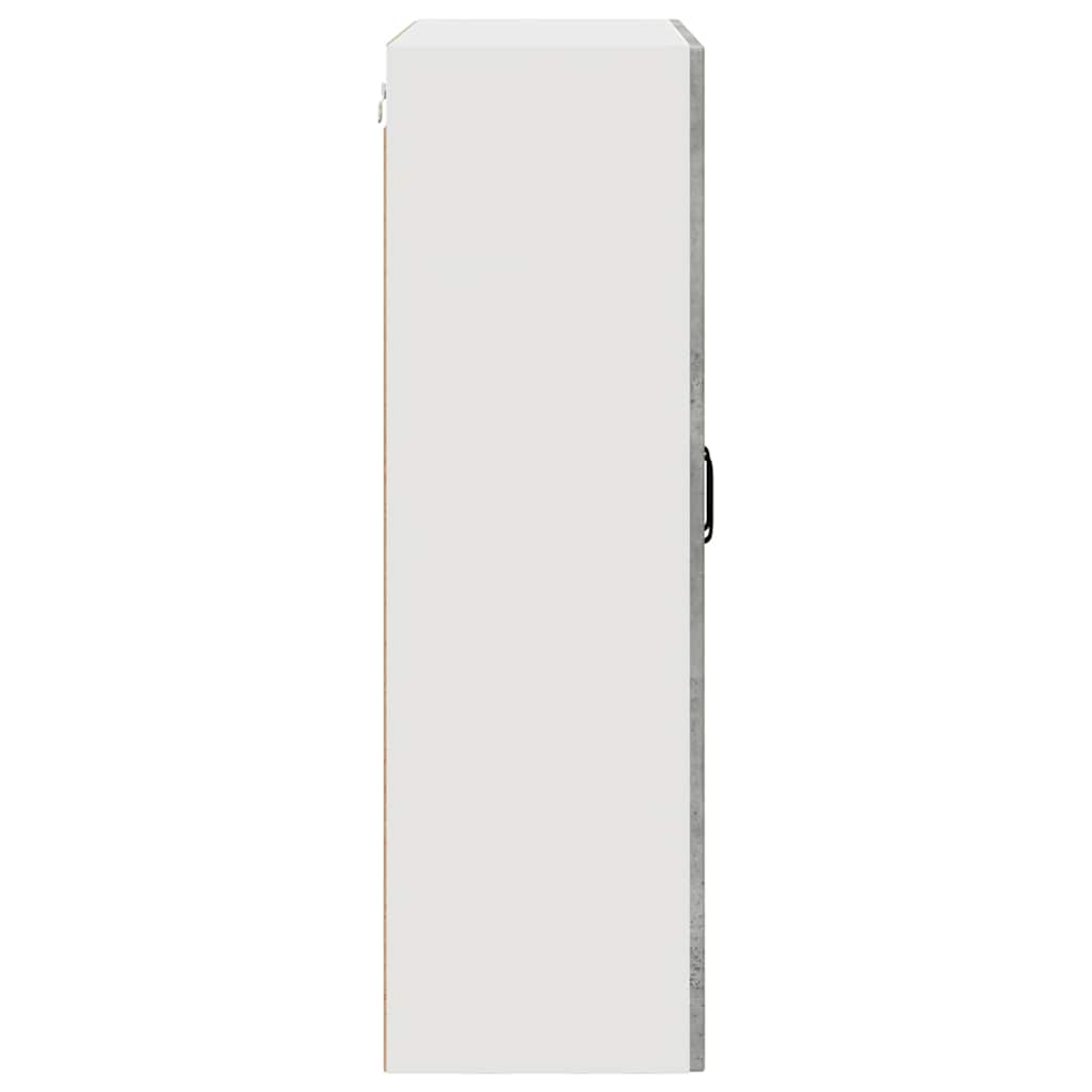 Dulap suspendat de bucatarie Gri din beton 80 x 31 x 100 cm — imaginea 8