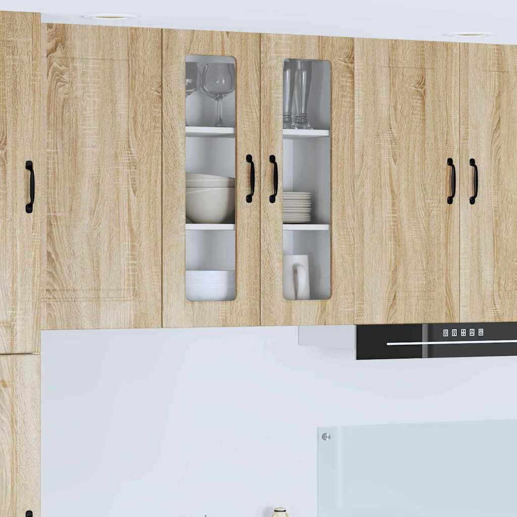Dulap suspendat de bucatarie Stejar Sonoma 60 x 31 x 80 cm — imaginea 2