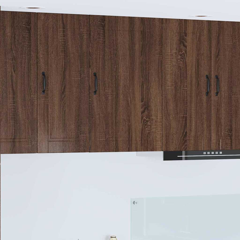Dulap suspendat de bucatarie Stejar inchis 50 x 31 x 80 cm — imaginea 2