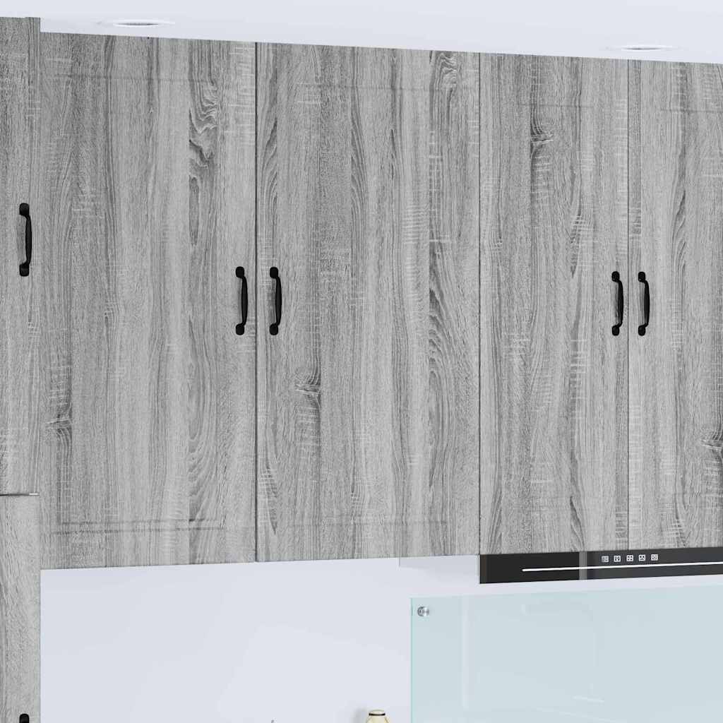 Dulap suspendat de bucatarie cu usa Gri Sonoma 50 x 31 x 100 cm — imaginea 2