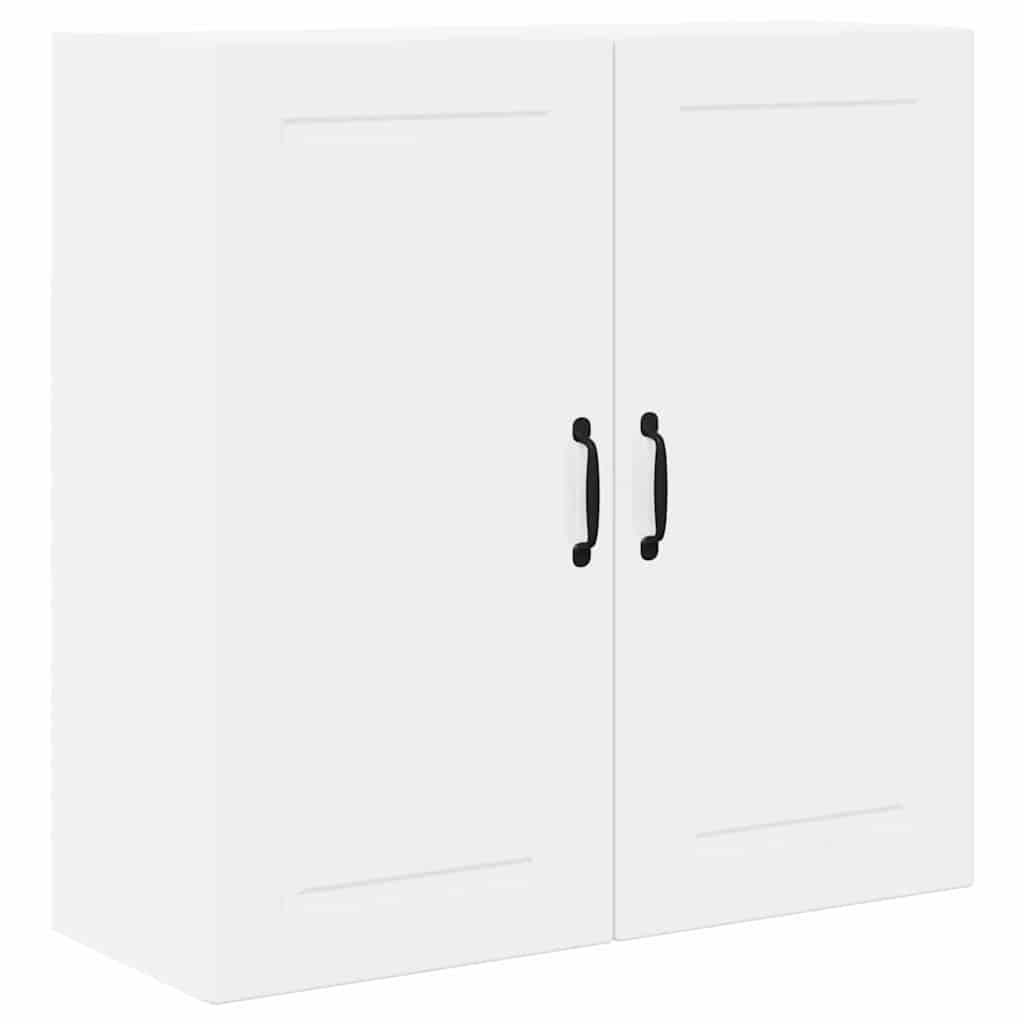Dulap suspendat de bucatarie cu raft Alb lucios 80 x 31 x 80 cm