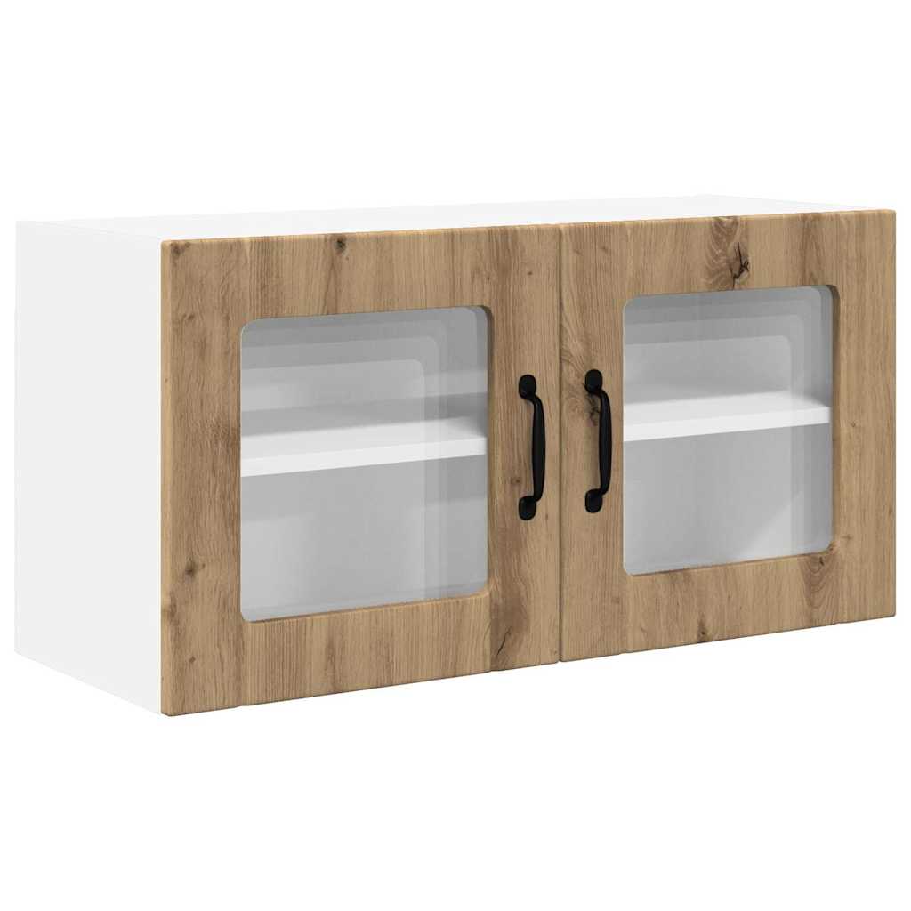 Dulap suspendat de bucatarie Stejar Artizanal 80 x 31 x 40 cm