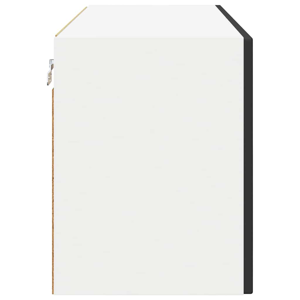 Dulap suspendat de bucatarie cu raft Negru 80 x 31 x 40 cm — imaginea 8