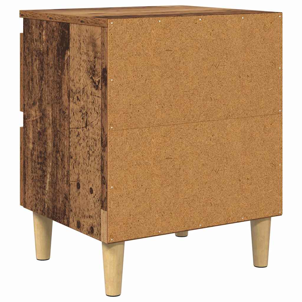 Dulap de pat cu sertar Lemn Vechi 40 x 35 x 50 cm Lemn compozit — imaginea 8