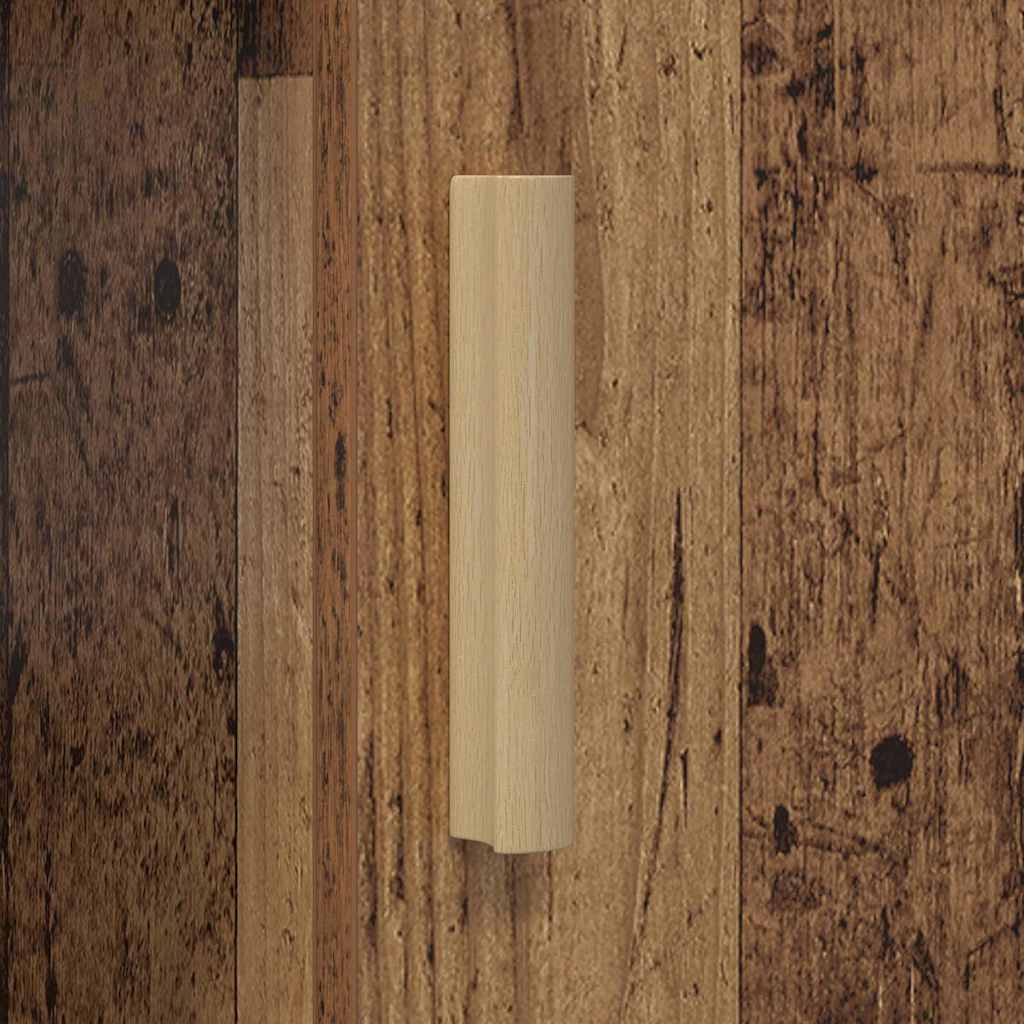 Birou cu raft cu usa Lemn Vechi 140 x 50 x 75 cm Lemn compozit — imaginea 10