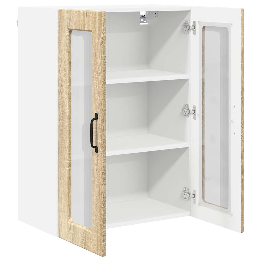 Dulap suspendat de bucatarie Stejar Sonoma 60 x 31 x 80 cm — imaginea 6