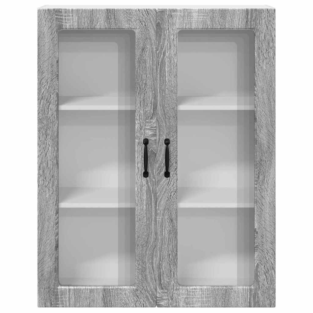 Dulap suspendat de bucatarie cu usa Gri Sonoma 80 x 31 x 100 cm — imaginea 7