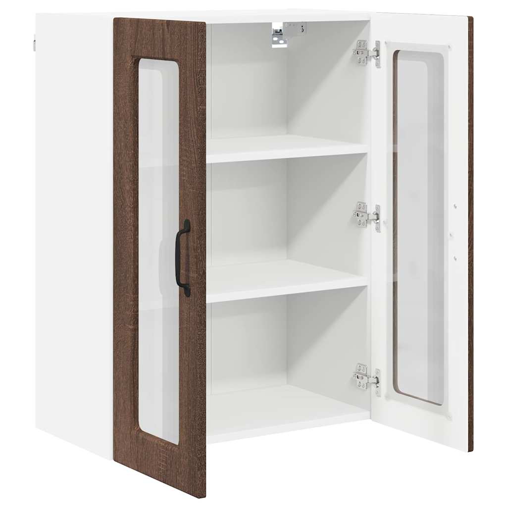 Dulap suspendat de bucatarie Stejar inchis 60 x 31 x 80 cm — imaginea 6