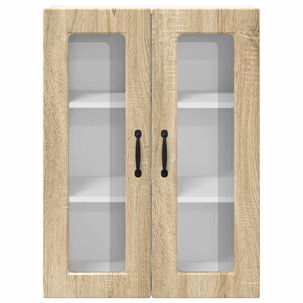 Dulap suspendat de bucatarie Stejar Sonoma 60 x 31 x 80 cm — imaginea 7