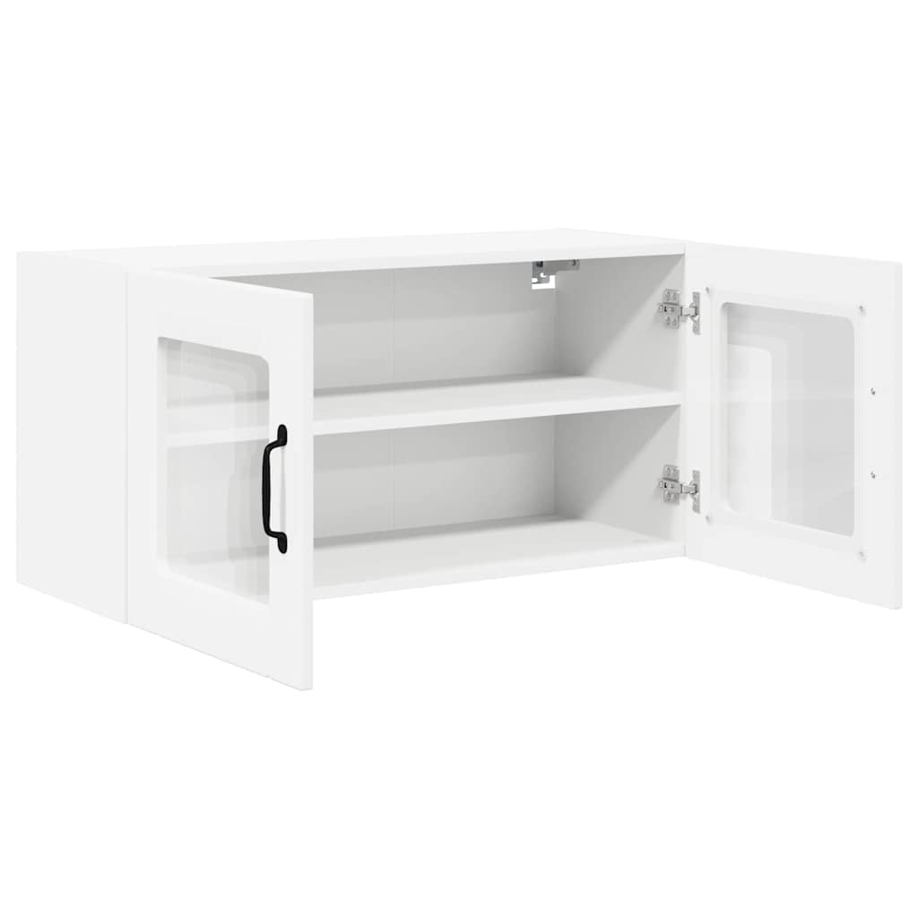Dulap suspendat de bucatarie Alb 80 x 31 x 40 cm Lemn compozit — imaginea 6