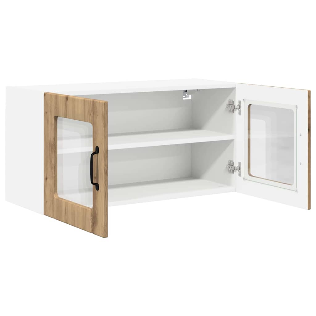 Dulap suspendat de bucatarie Stejar Artizanal 80 x 31 x 40 cm — imaginea 6