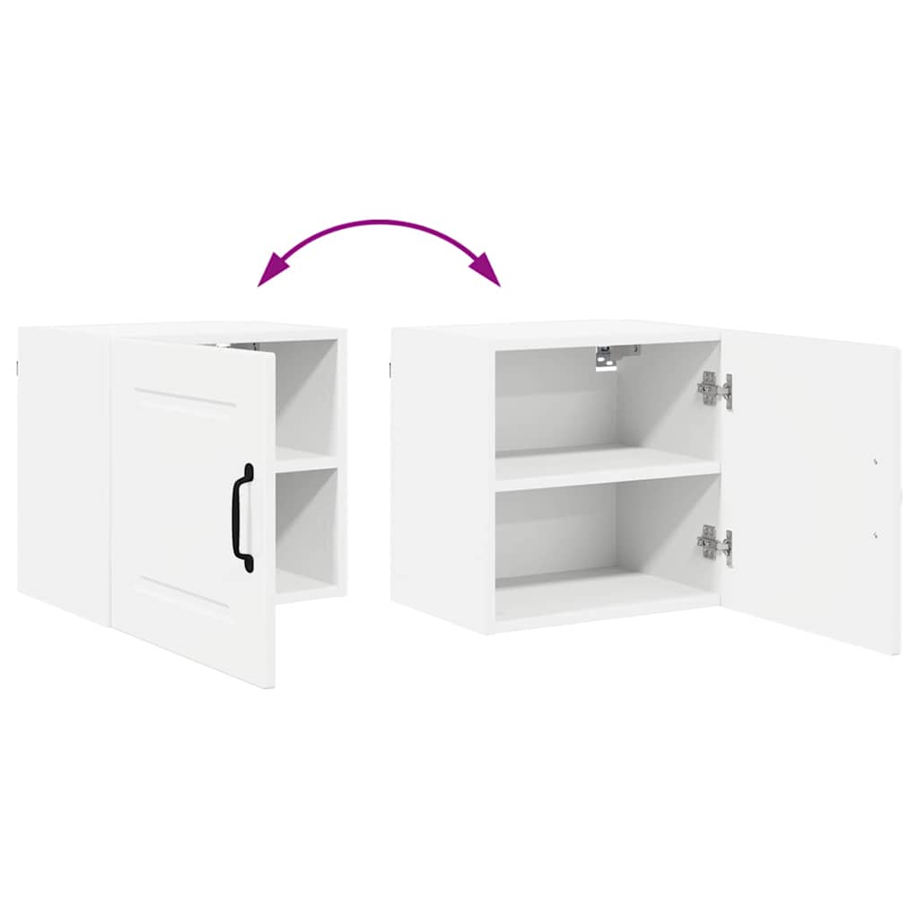 Dulap suspendat de bucatarie cu raft Alb lucios 40 x 31 x 40 cm — imaginea 12