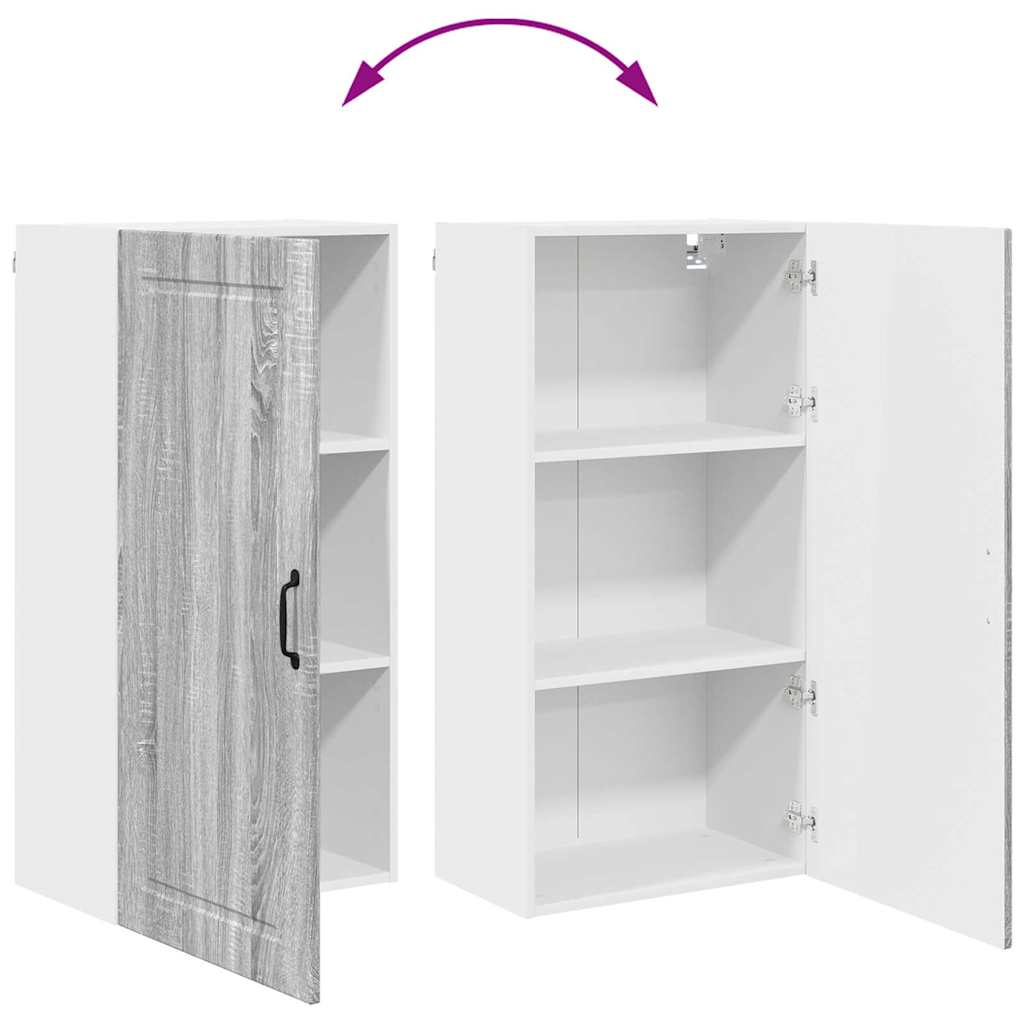 Dulap suspendat de bucatarie cu usa Gri Sonoma 50 x 31 x 100 cm — imaginea 12