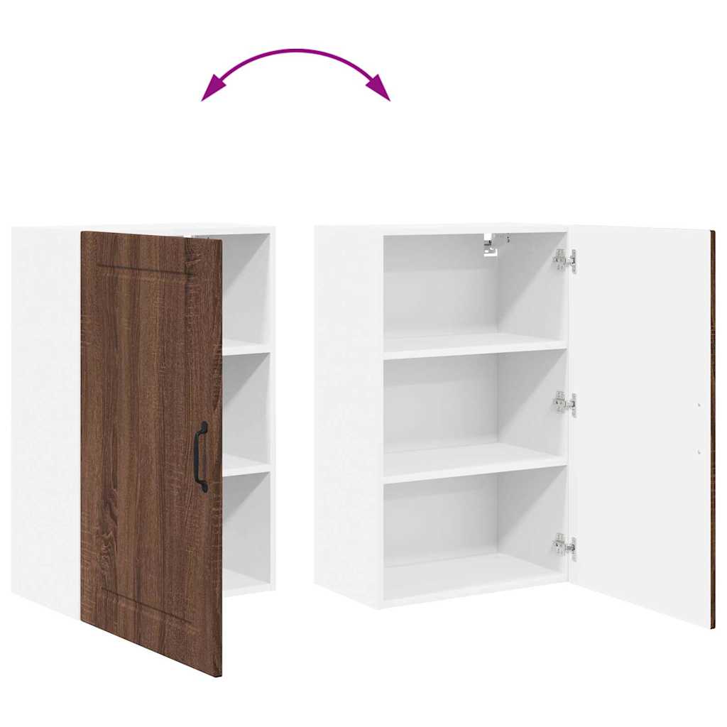 Dulap suspendat de bucatarie Stejar inchis 50 x 31 x 80 cm — imaginea 12