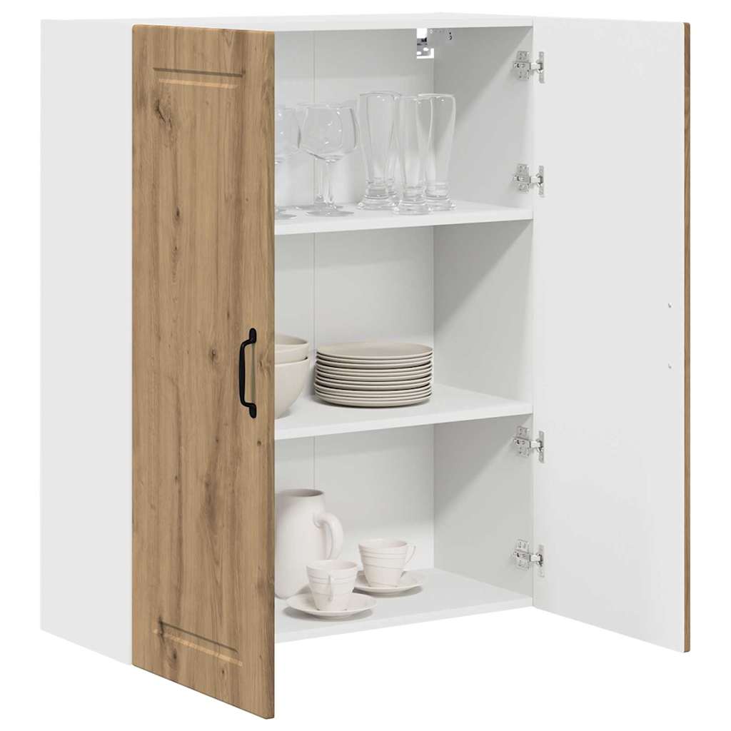 Dulap suspendat de bucatarie Stejar Artizanal 80 x 31 x 100 cm — imaginea 4