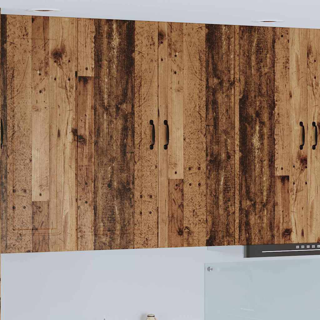 Dulap suspendat de bucatarie cu usa Lemn Vechi 80 x 31 x 100 cm — imaginea 2