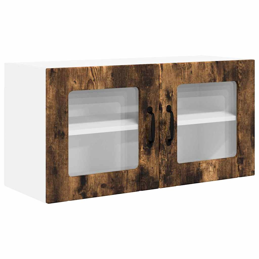 Dulap suspendat de bucatarie Stejar fumuriu 80 x 31 x 40 cm