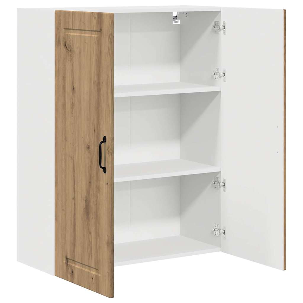 Dulap suspendat de bucatarie Stejar Artizanal 80 x 31 x 100 cm — imaginea 6