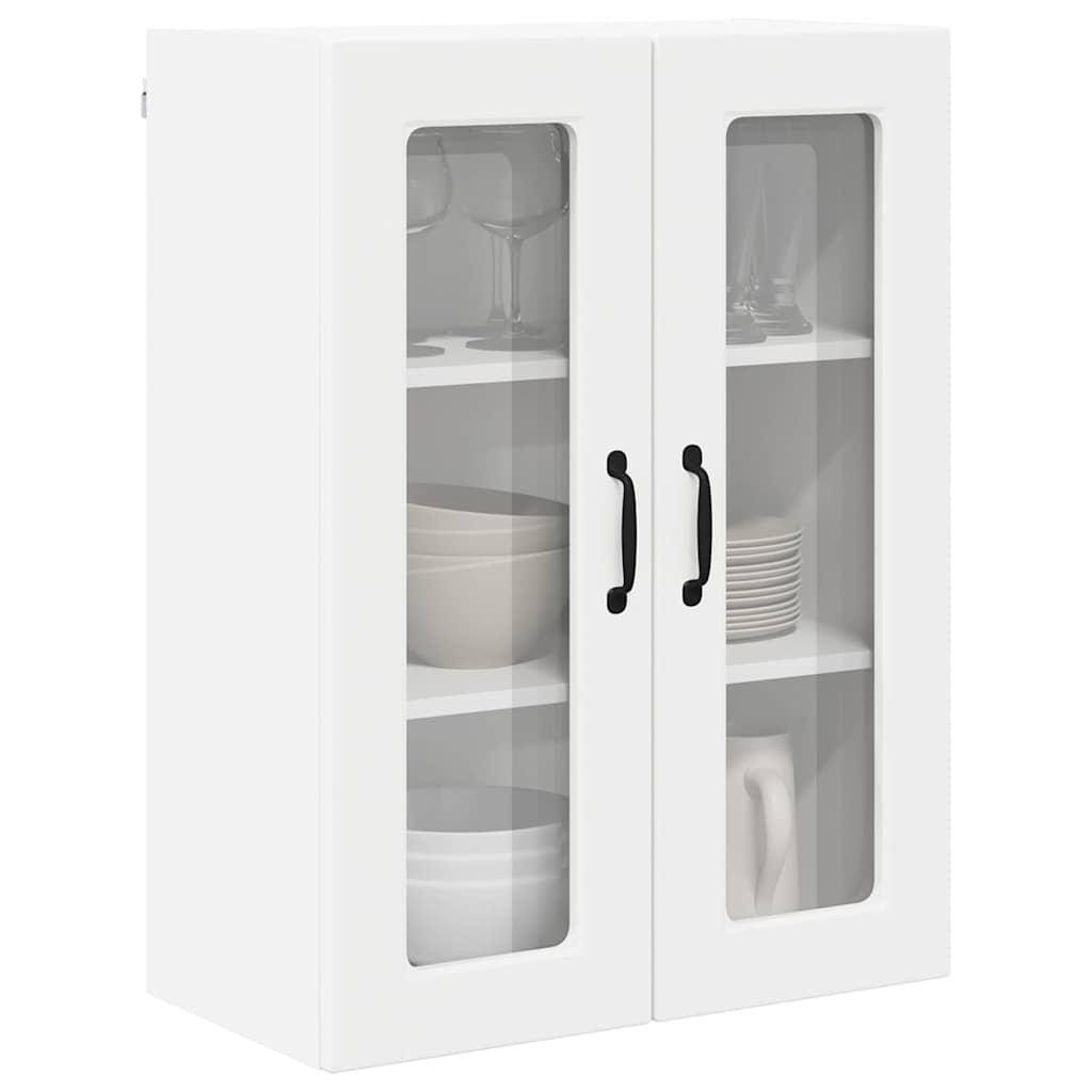 Dulap suspendat de bucatarie Alb 60 x 31 x 80 cm Lemn compozit — imaginea 4