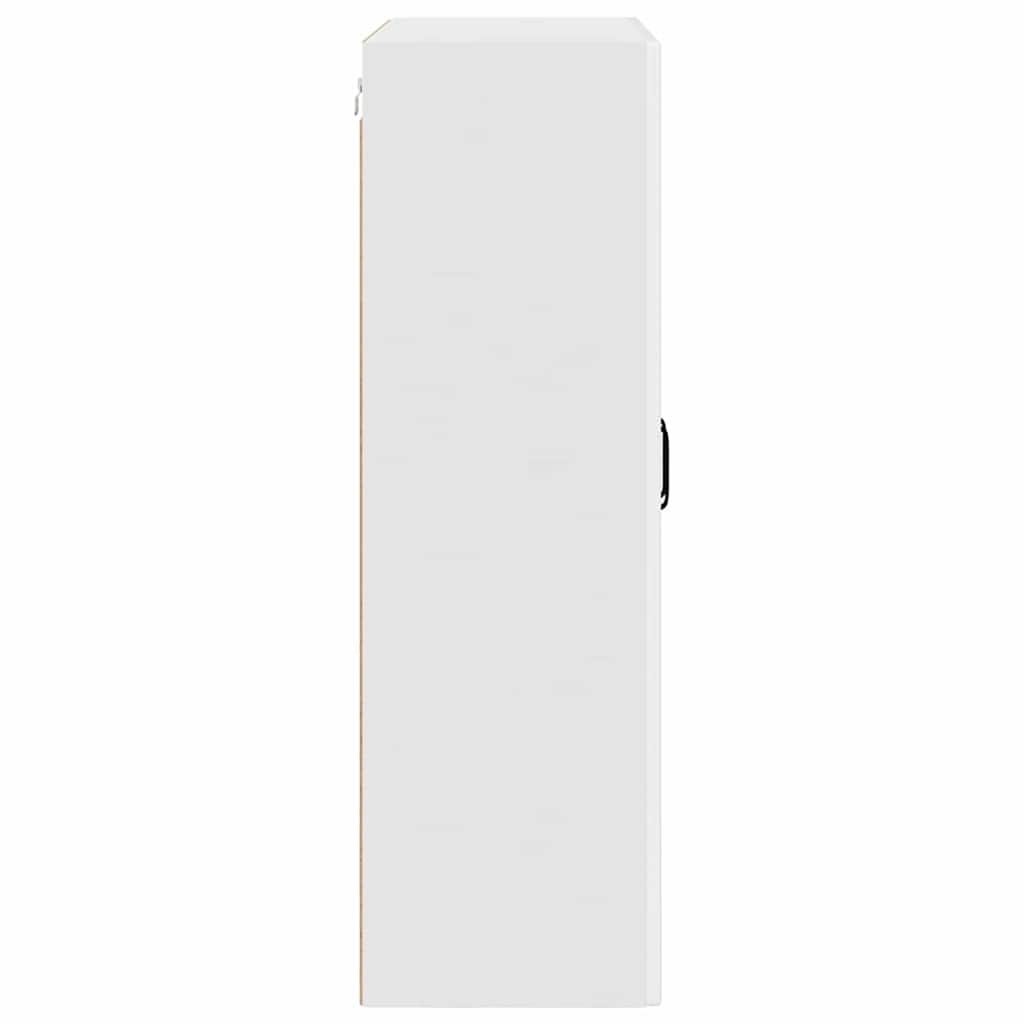 Dulap suspendat de bucatarie cu usa Alb lucios 80 x 31 x 100 cm — imaginea 8